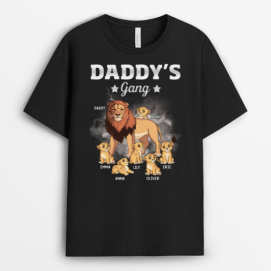 4836AUS1 custom dad t shirts lion daddys gang 4836AKL8B