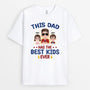 4838AUS1 personalized gifts for dads best kids ever t shirt 4838A