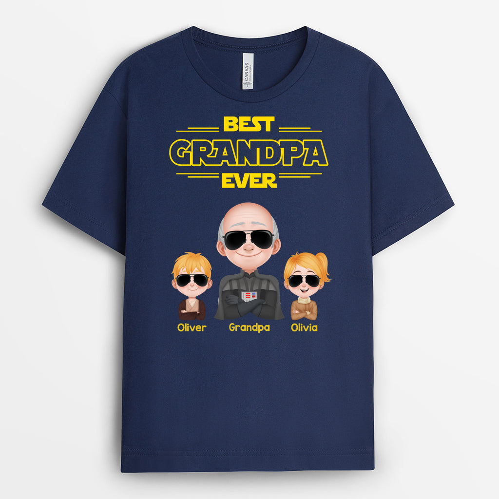 4843AUS2 personalized presents for dad best daddy ever t shirt 4843ATHAB