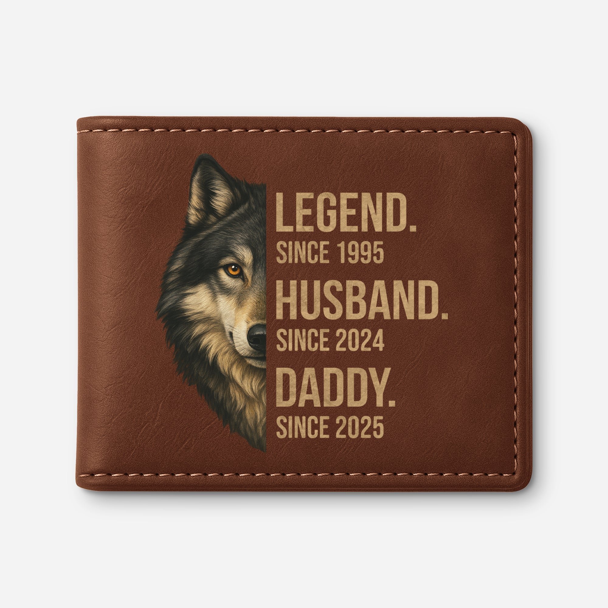 4848JUS1 personalized dad wallet unique gift for dad wolf wallet_ 4848JK8AB