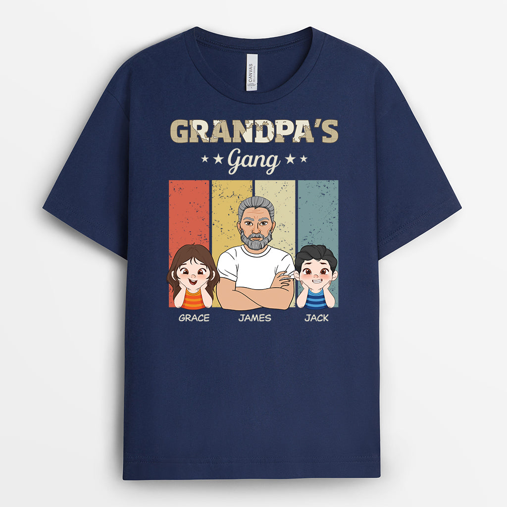 4856AUS2 personalized dad apparel cool daddy t shirt 4856A8H8B