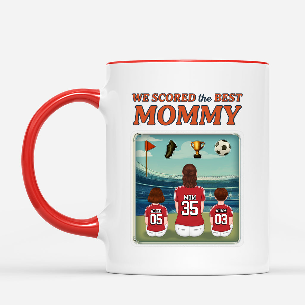 4860MUS2 personalized mug for dad we scored the best dad  4860M3YAB
