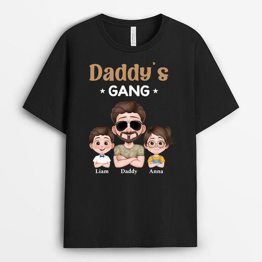 4861AUS1 personalized dad gifts best daddys gang t shirt 4861A5H0B