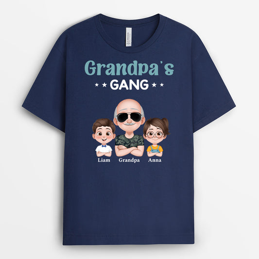 4861AUS2 personalized dad gifts best daddys gang t shirt 4861A5H0B