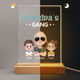 4861LUS2 daddy gang led night light with kids names custom gifts for dadgrandpa 4861l