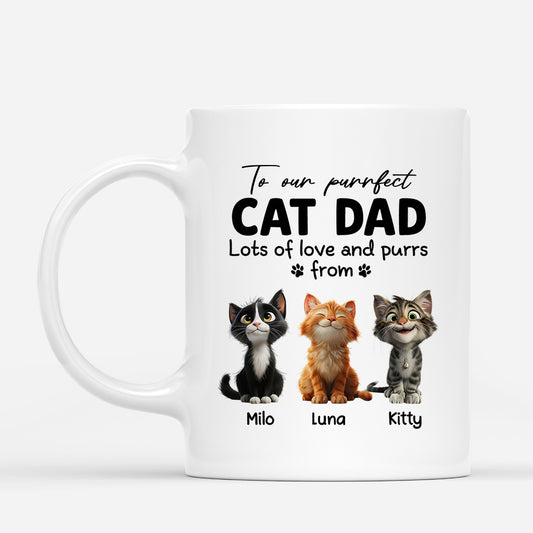 4867MUS1 custom gifts for cat lovers happy fathers day perfect cat dad mug 4867M6GTD