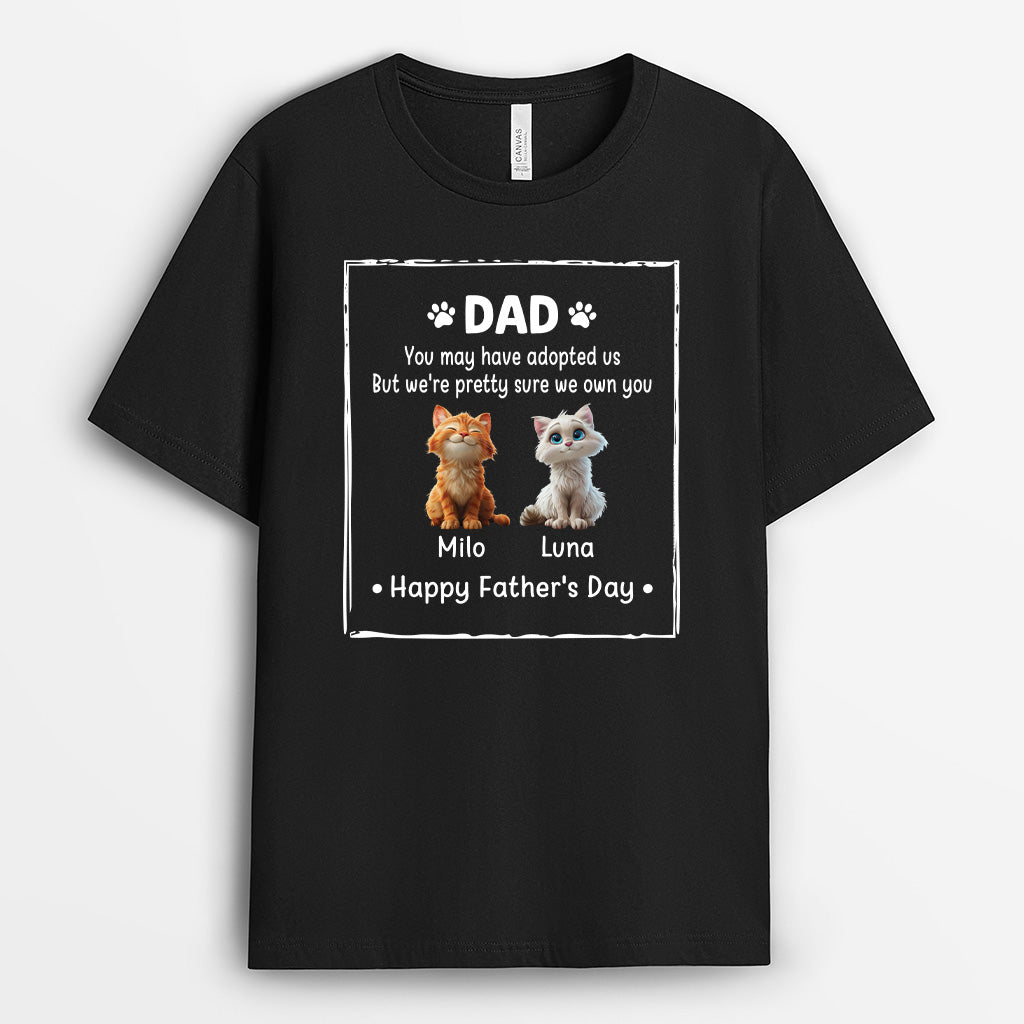 4878AUS1 custom fathers day shirts funny gifts for cat dads 4878AKYMD