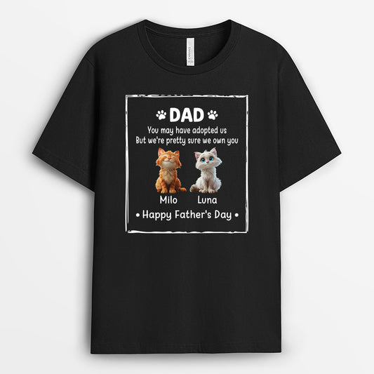 4878AUS1 custom fathers day shirts funny gifts for cat dads 4878AKYMD
