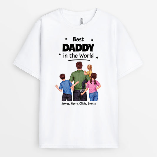 4879AUS1 personalized gift for dad this daddy belongs to cool kids t shirt 4879A8L5B
