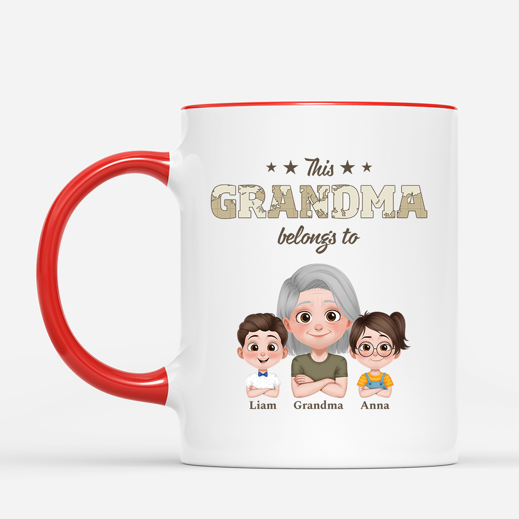 4880MUS2 personalized mug for dad this daddy belongs to cool kids 4880M5H0B
