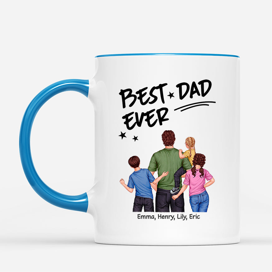4881MUS2 personalized mug for dad best dad ever 4881MKL5B