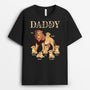 4882AUS1 personalized t shirt for dad the best daddy 4882A5L8B