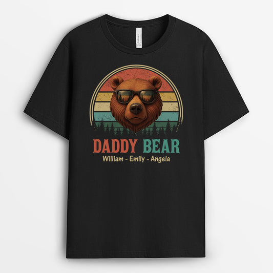 4885AUS1 personalized t shirt for dad our papa bear shirt 4885A8T5B