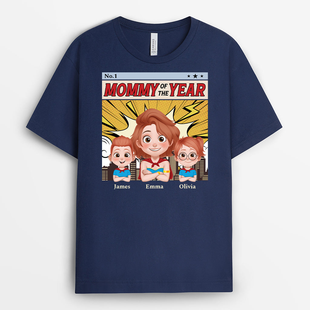 4899AUS2 custom gifts for dad dad of the year t shirt 4899A3GTB