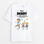 4904AUS1 personalized dad gifts the best daddy in the world t shirt 4904A