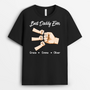 4912AUS1 custom dad gift best daddy ever fist bump t shirt 4912A8I7B