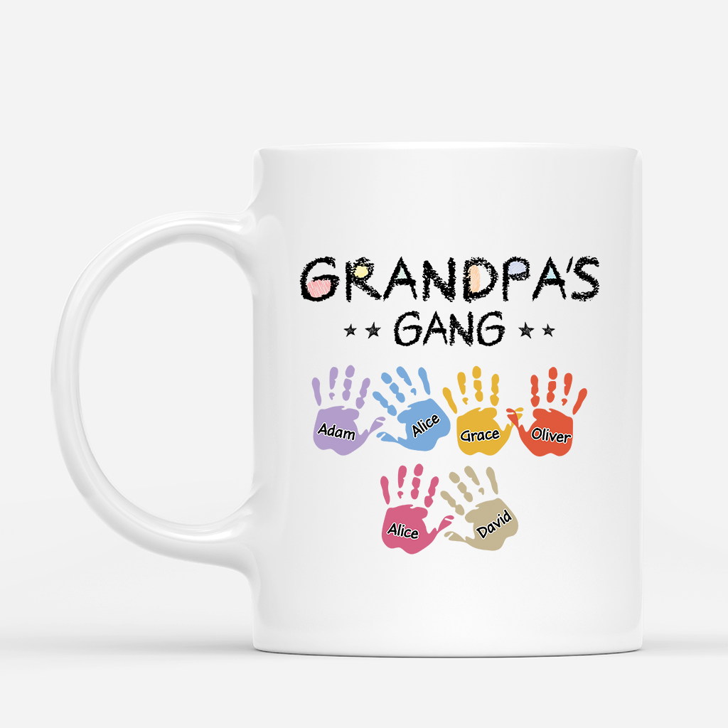 4914MUS1 custom grandpa gifts grandpas gang mug 4914M6H5B