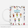 4924MUS1 3d printing effectpersonalized dad presents this daddy belongs to mug 4924MTM5B