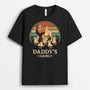 4925AUS1 personalized dad t shirt vintage lion daddys gang 4925A3L8B