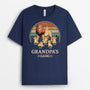 4925AUS2 personalized dad t shirt vintage lion daddys gang 4925A3L8B