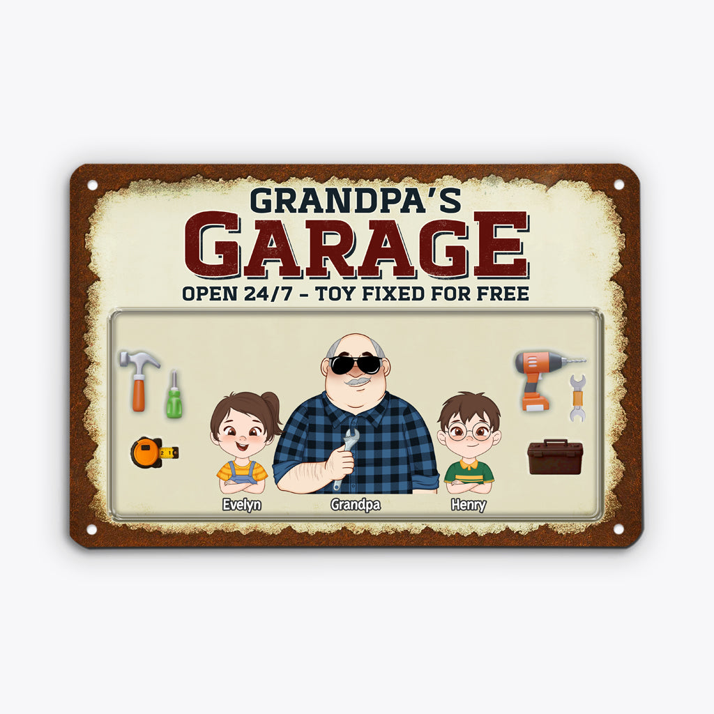 4936EUS2 personalized metal garage signs_ funny dad gifts 4936E5Y0B