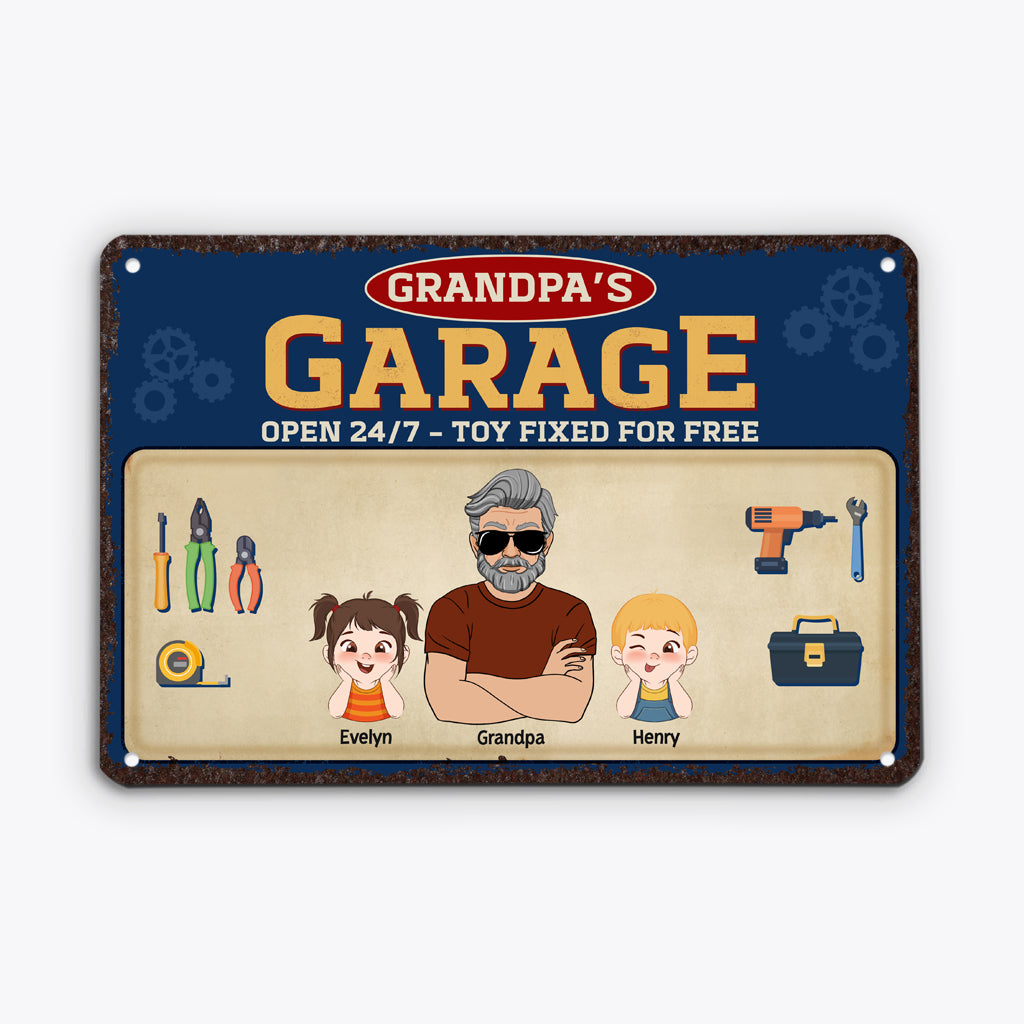 4945EUS2 personalized metal garage signs_ funny presents for dad 4945E3QAB