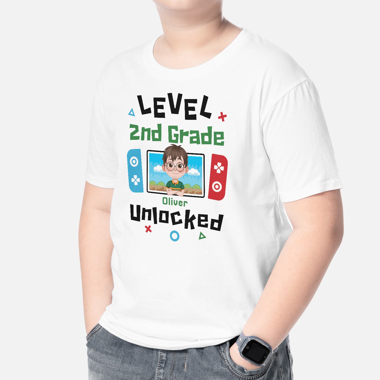 4950AUS2 personalized gifts for kids level unlocked shirt 4950A5Q0K