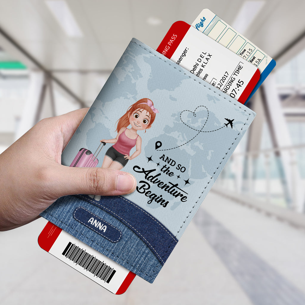 4951OUS2 custom passport cover_ for him and so the adventure begin 4951O6QTB