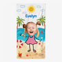 4956BUS1 custom face beach towel_ summer gifts for kids 4956B6MAK