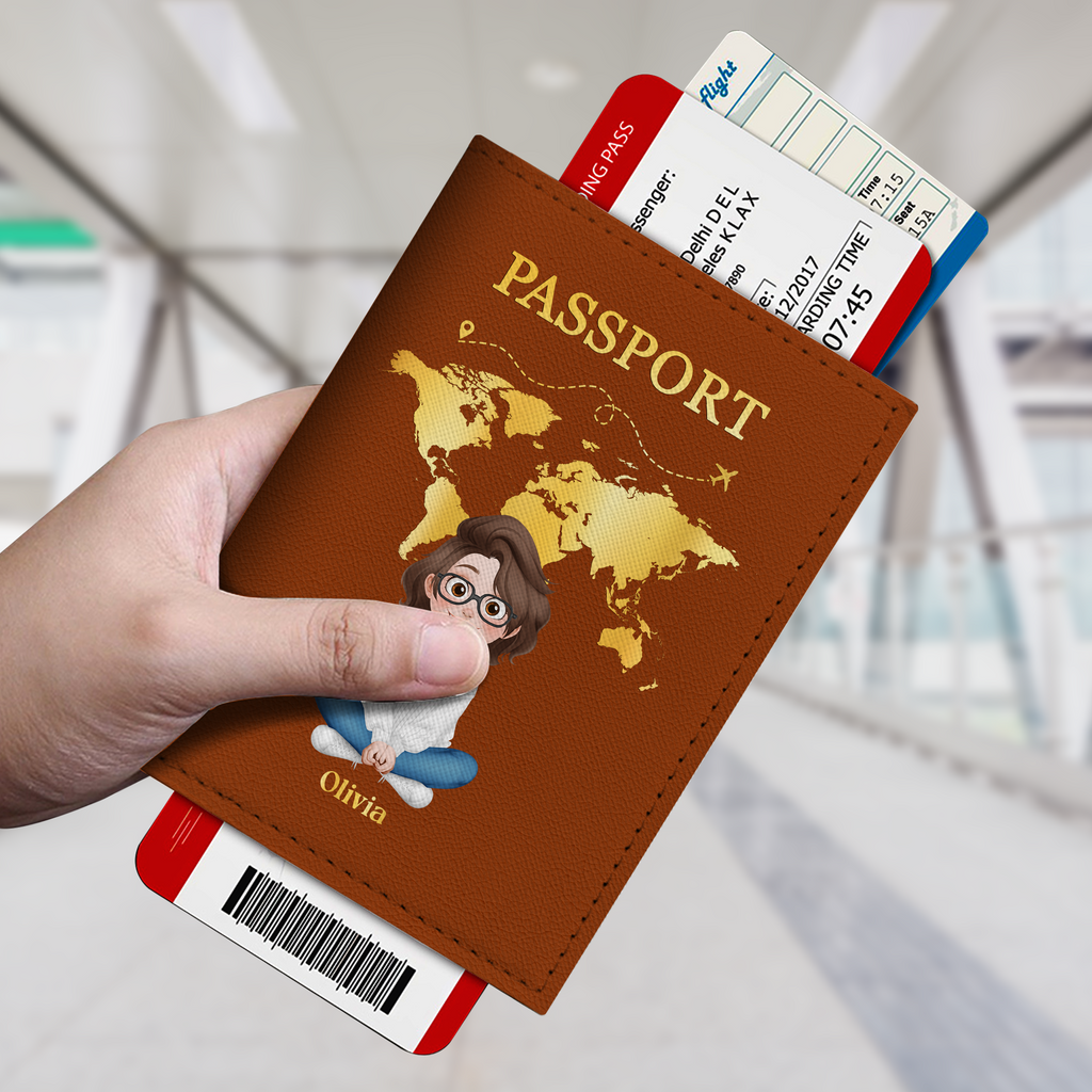 4969OUS2 personalized travel gifts leather passport cover with names 4969O3H0B
