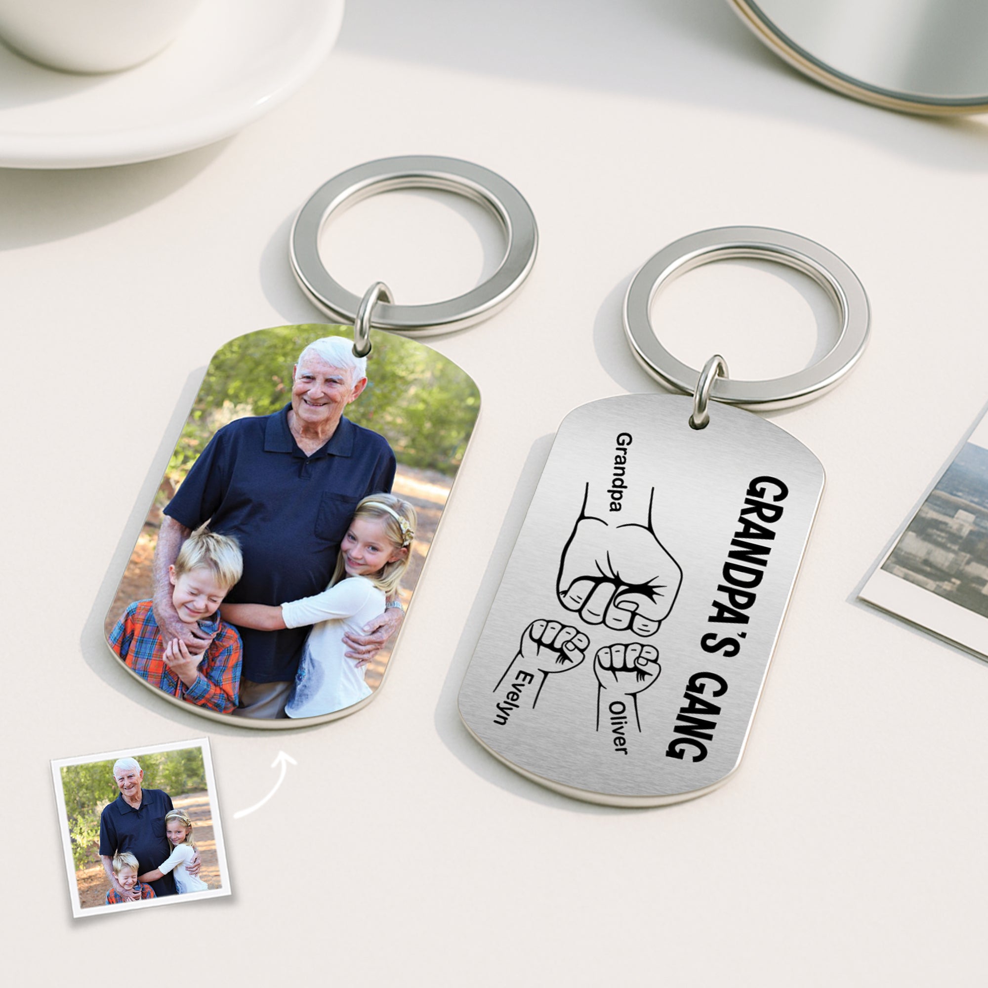4993JUS2 personalized photo keychains_ unique photo gifts for dad 4993JKTAB