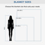 5002BUS3 personalized fleece blankets unique gifts for book lovers 5002B