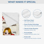 5003BUS4 personalized fleece blankets couple gifts for dog lovers 5003BTGTC