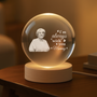 5014LUS2 personalized photo crystal ball lamp memorial gifts for loss of dad mom 5014L8TNB
