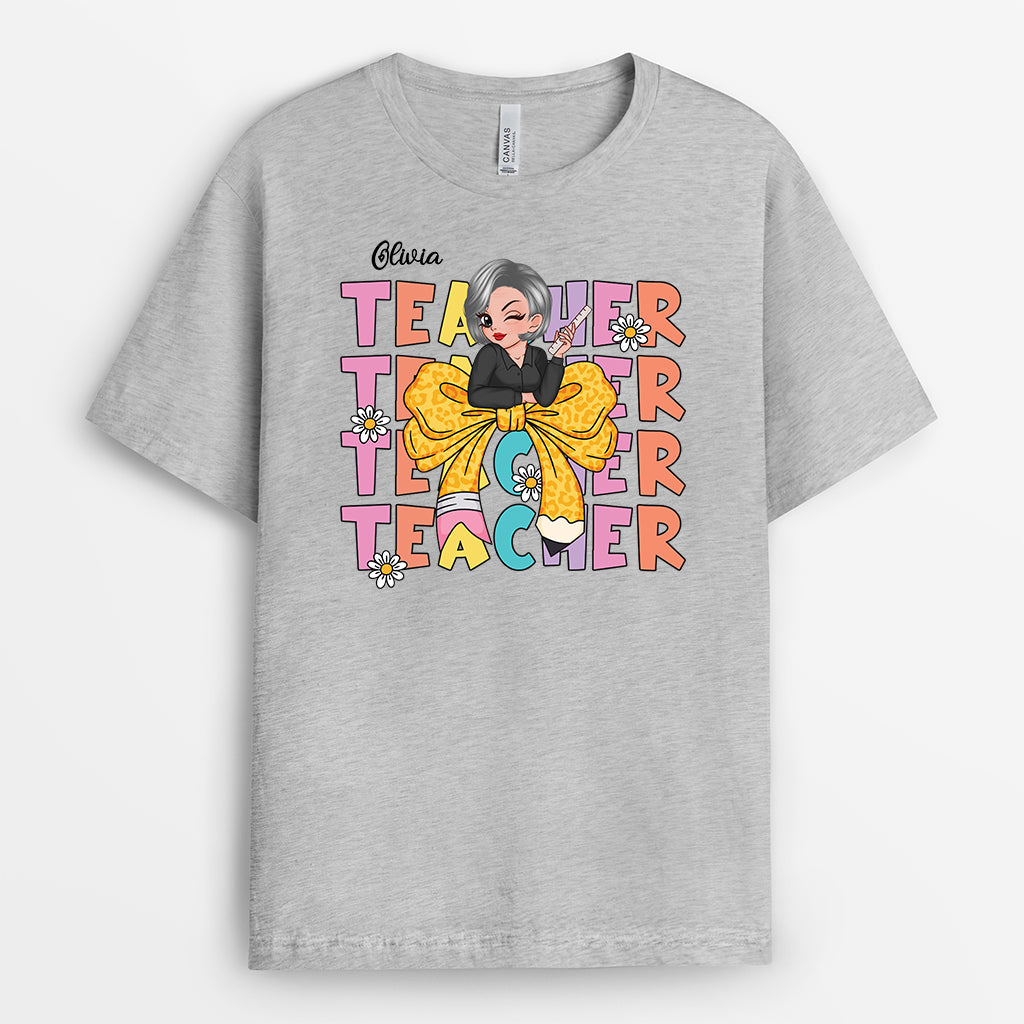 5020AUS2 personalized teacher t shirts_ gifts for female teachers 5020A
