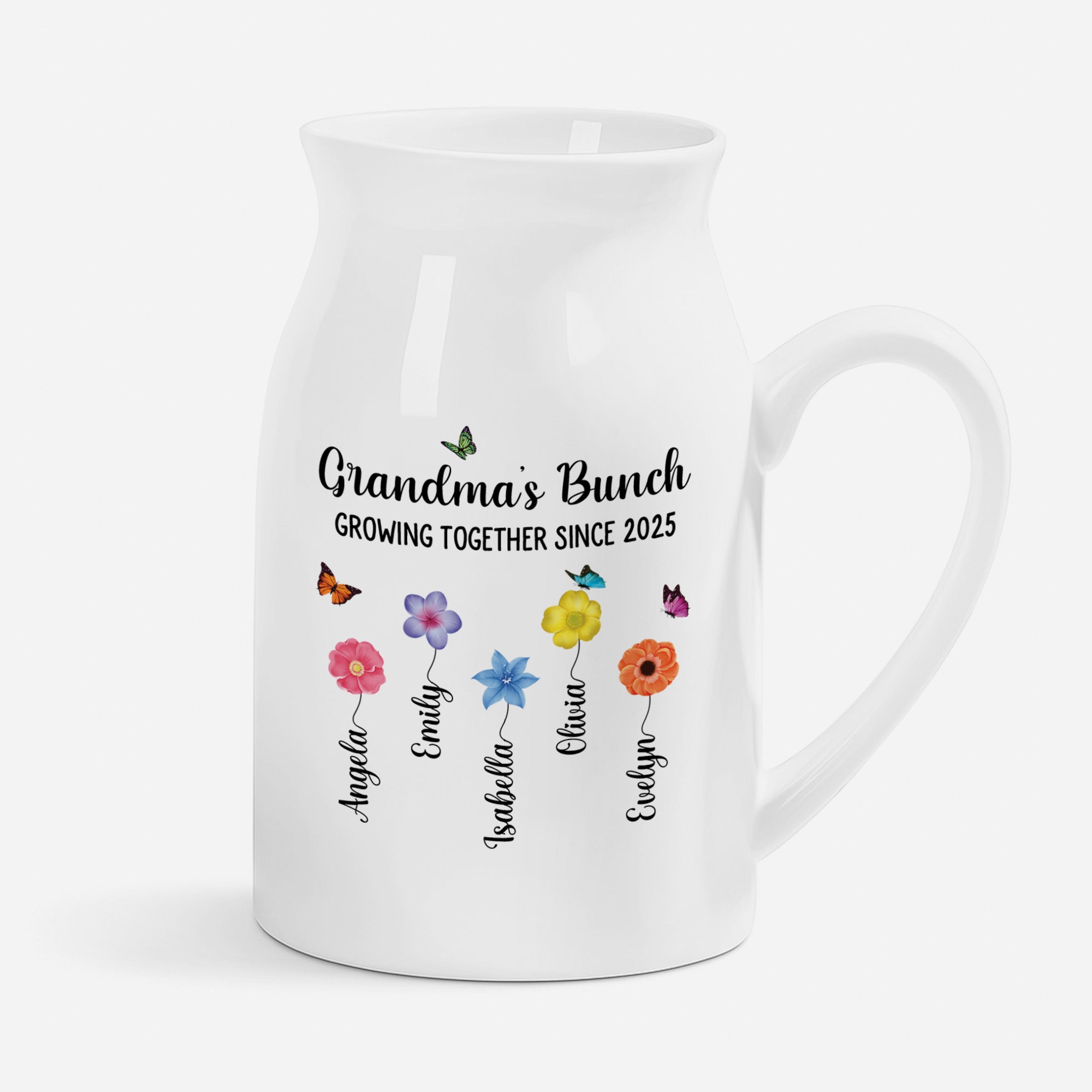 5030OUS1 personalized flower vase with names good gifts for grandma 5030OK4MA