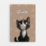 5032CUS1 personalized cat gifts for humans cute cat canvas prints 5032CKK5D