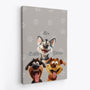 5032CUS2 personalized dog gifts for humans cute dog canvas prints 5032CKK5C