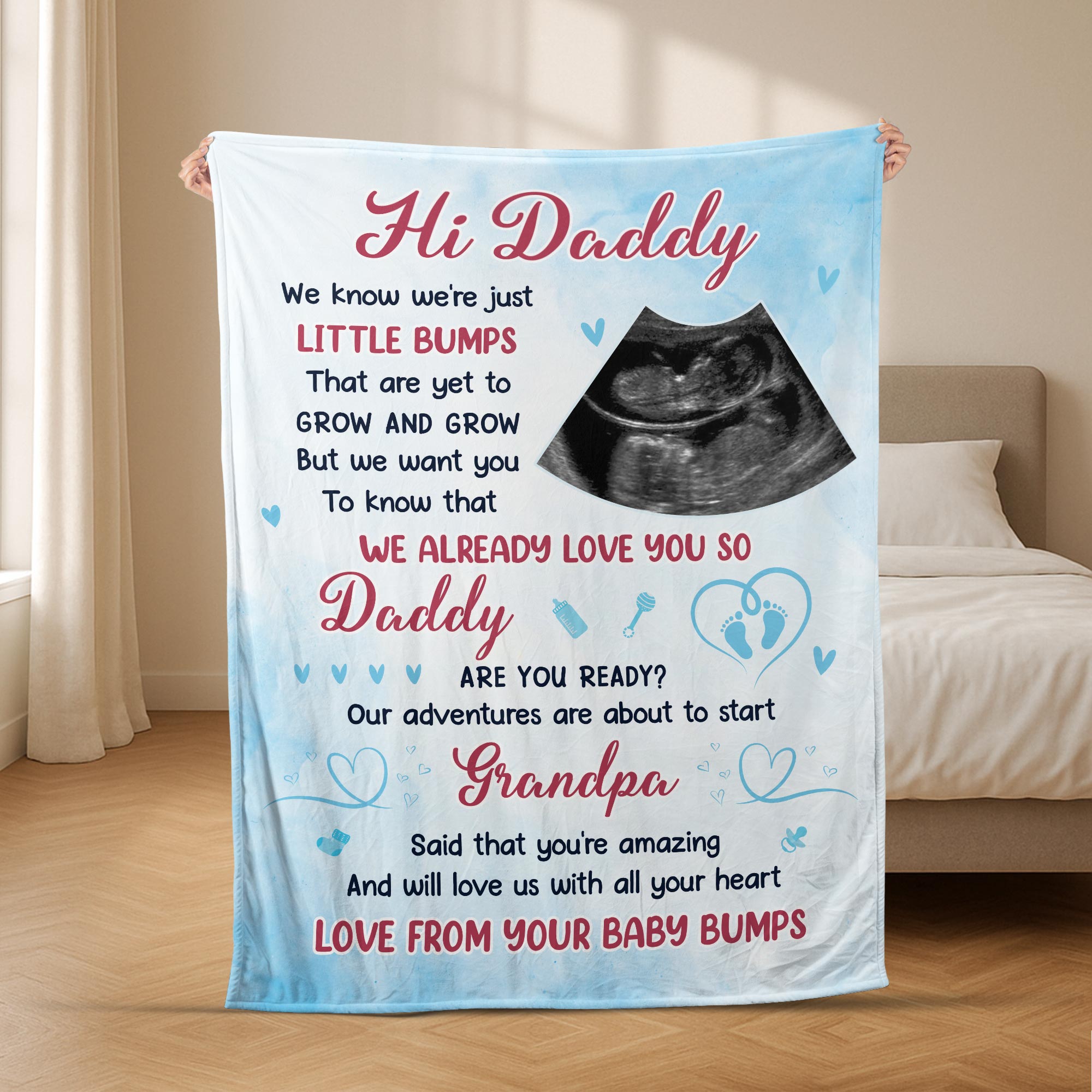 5033BUS2 custom blankets with photos_ baby shower gifts for mom_ 5033B34AA