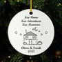 5039OUS1 personalized ceramic ornaments new home gifts for couples 5039O