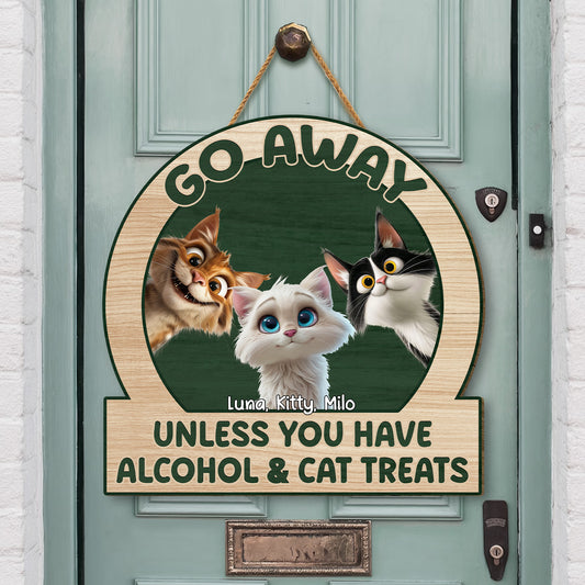 5044QUS2 custom go away wood sign_s funny gifts for cat owners 5044Q8YMD
