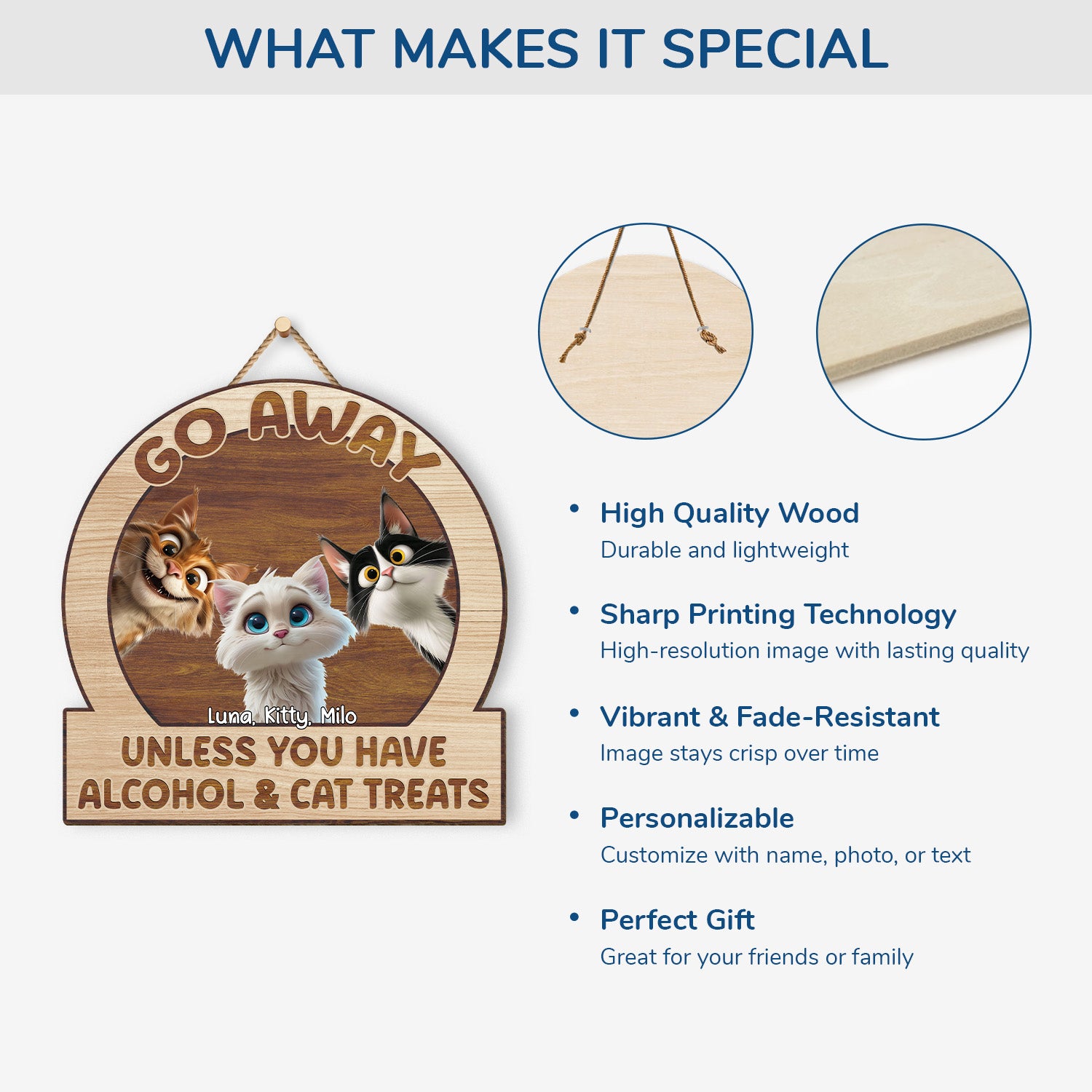 5044QUS4 custom go away wood sign_s funny gifts for cat owners 5044Q8YMD