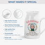 5045OUS4 custom grandma gifts thanks for helping us grow_ flower vase 5045O8MZA