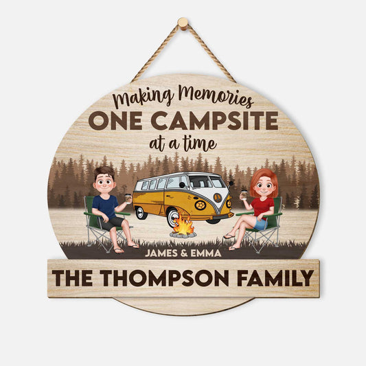 5055QUS1 funny campsite signs personalized_ camping gifts for couples 5055QTGAG