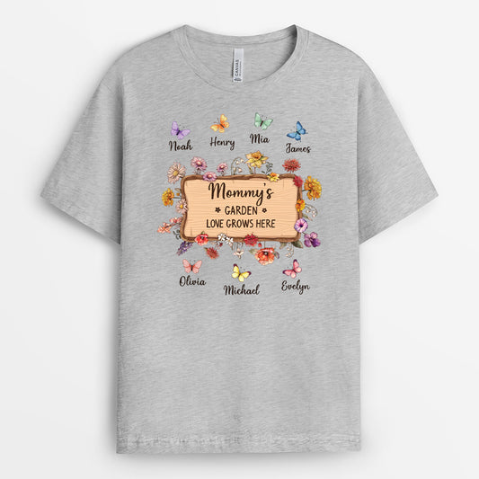 5056AUS2 grandmas garden love grows here shirt personalized gifts for grandmamom_ 5056a8laa