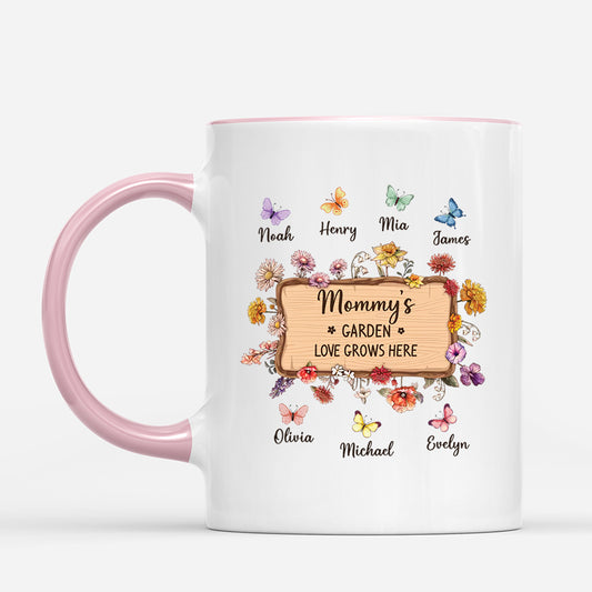5056MUS2 grandmas garden love grows here mug personalized gifts for grandmamom_ 5056m8laa