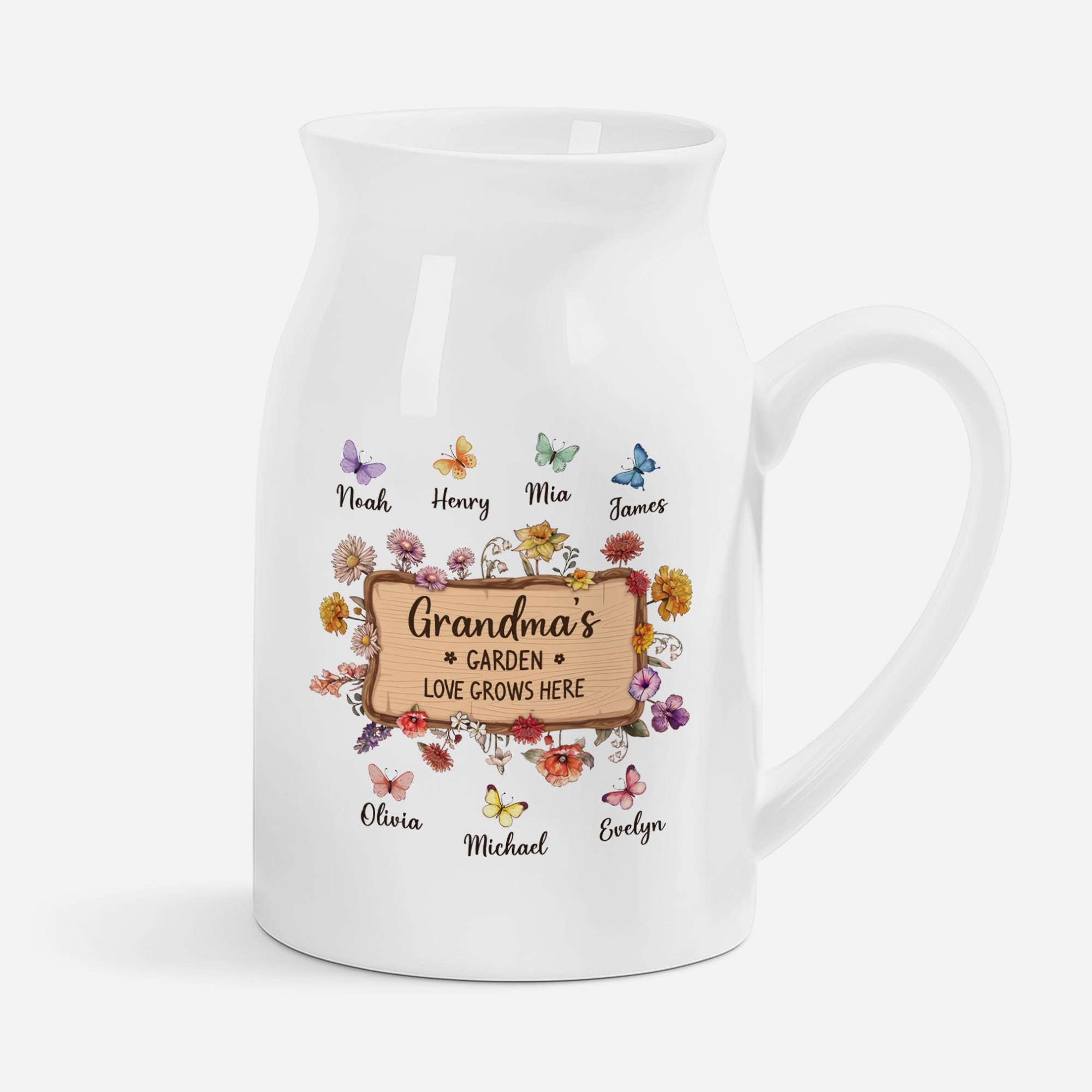 5056OUS1 personalized gift for grandma grandmas garden vase_ 5056O8GAA