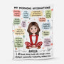 5060BUS1 personalized gifts for women morning affirmations blanket 5060B6QNA