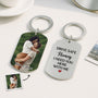 5067JUS2 personalized gifts for couples drive carefully keychain 5067J6MNG