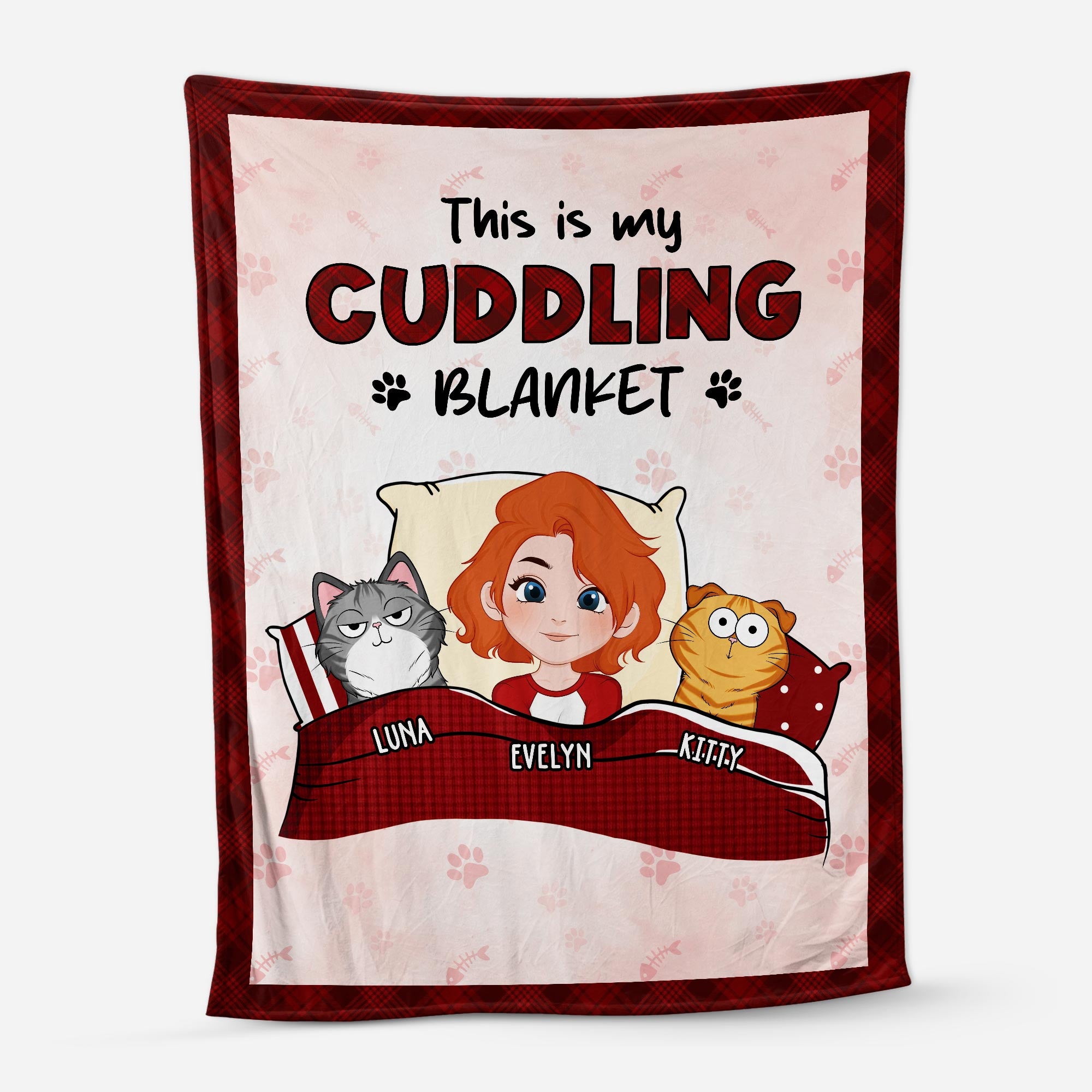 5072BUS1 personalized cat gifts for humans this is my cuddling blanket_ 5072B3YAD